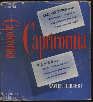 Item #0084120 Capricornia. Xavier Herbert, Carl Van Doren, frwd