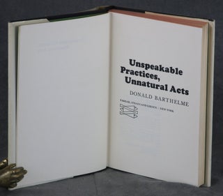 Unspeakable Practices, Unnatural Acts