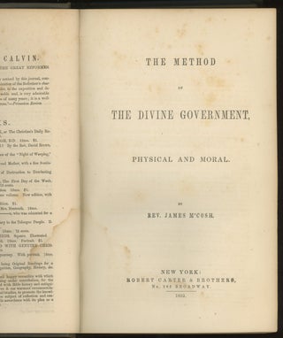 The Method of The Divine Government, Physical and Moral