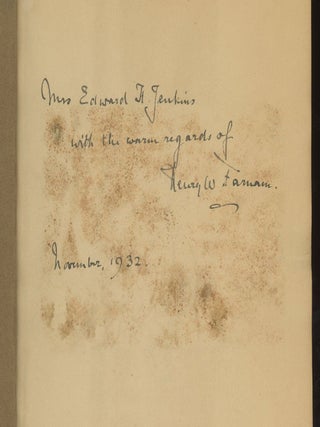 The Colby Club, with Supplementary Note