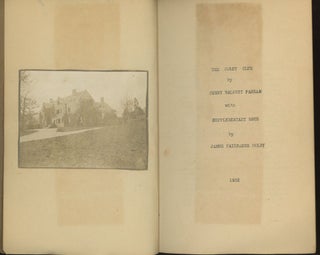 The Colby Club, with Supplementary Note