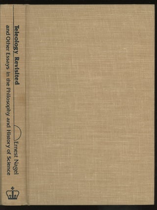 Teleology Revisited and Other Essays in the Philosophy and History of Science