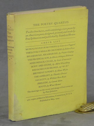 Item #0086092 The Poetry Quartos, 12 brochures in folder: Monologue for Mothers, Taggard - The...