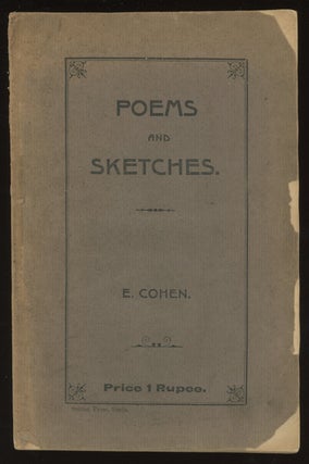 Item #0086332 Poems and Sketches. E. Cohen