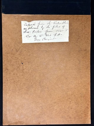 Item #0086438 Wisconsin in the Civil War: ca. 1900 unique book from Baraboo Republic. Sauk County...