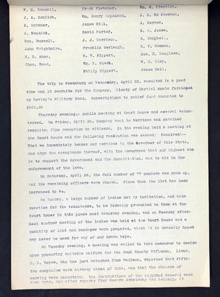 Wisconsin in the Civil War: ca. 1900 unique book from Baraboo Republic
