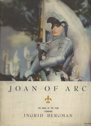Item #0086462 Joan of Arc: The Book of the Film Starring Ingrid Bergman [promotional pamphlet]....