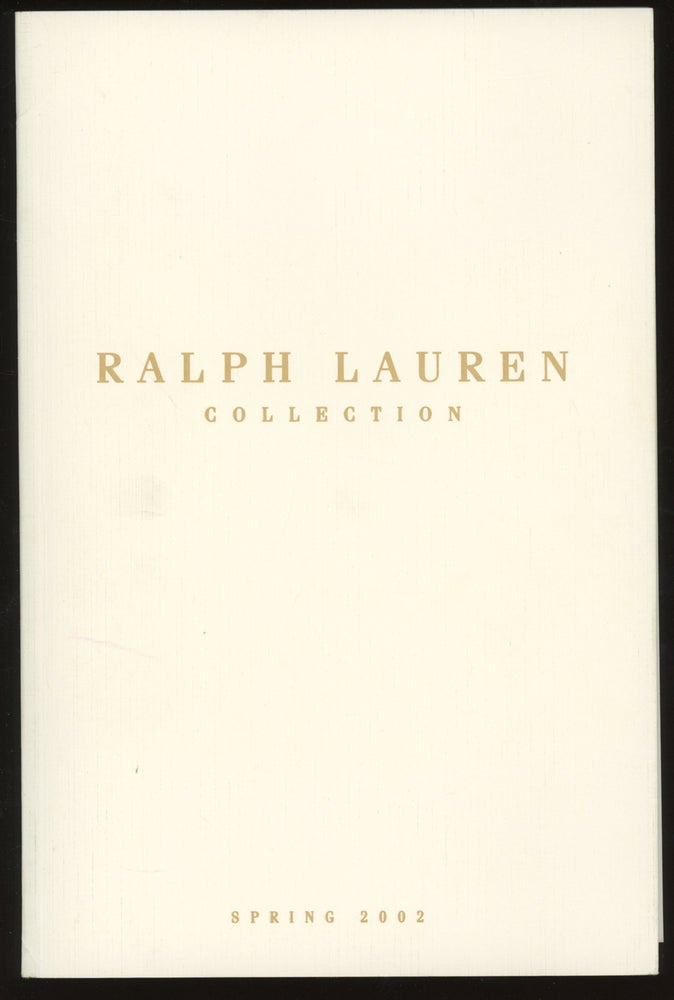 Item #0086488 Ralph Lauren Collection, Spring 2002. Ralph Lauren.