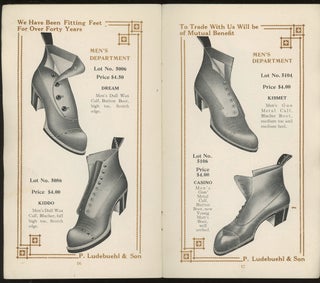 P. Ludebuehl & Son Shoes, Fall and Winter Styles, 1911-1912