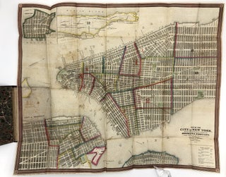 Item #0086892 Map of the City of New York with the Adjacent Cities of Brooklyn & Jersey City, and...