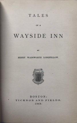 Tales of a Wayside Inn -- in deluxe morocco binding with dust jacket