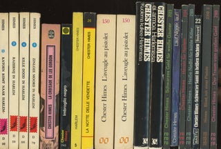 Item #0087000 Collection of 23 Chester Himes novels in various languages other than English --...