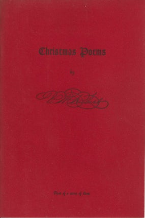 Item #0087302 Assorted Christmas Poems, First of a Series of Three. Victor M. Rubert