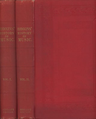Item #0087364 A General History of the Science and Practice of Music, 2 vols.--Vol. I and Vol....