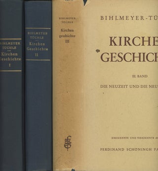 Item #0087529 Kirchengeschichte, 3 vols.--Vol. 1: Das Christliche Altertum, Vol. 2: Das...