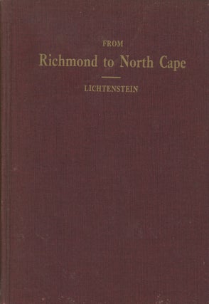 Item #0087871 From Richmond to North Cape. Gaston Lichtenstein