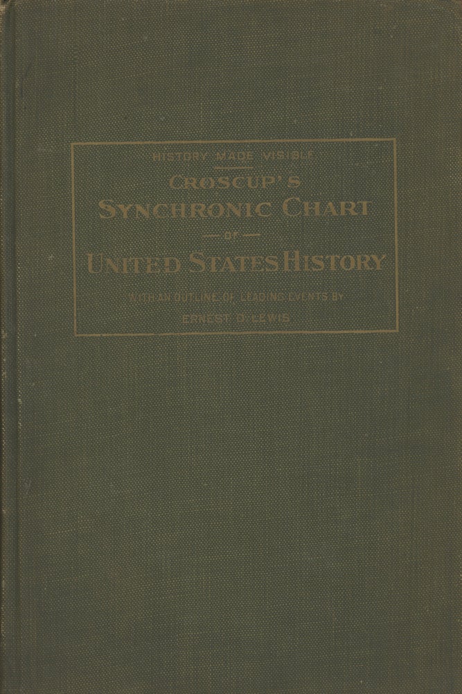 Item #0087934 History Made Visible: A Synchronic Chart and Statistical Tables of United States History by George E. Croscup B. A.; With Chronological Text by Ernest D. Lewis. Croscup George E. George Edward Croscup, Ernest D. Lewis.