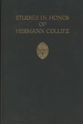 Item #0087960 Studies in Honor of Hermann Collitz, Professor of Germanic Philology, Emeritus, In...