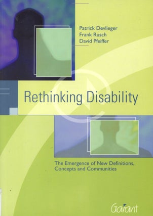 Item #0088127 Rethinking Disability: The Emergence of New Definitions, Concepts and Communities....