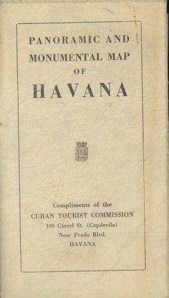 Item #0088832 Panoramic and Monumental Map of Havana / Plano Panoramico y Monumental de La...