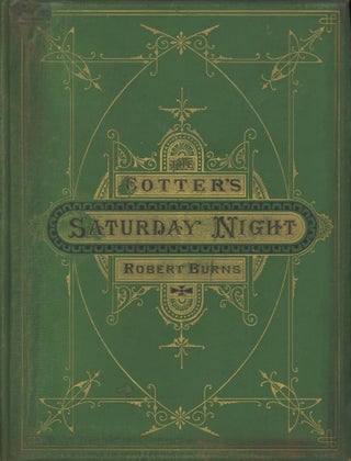 Item #0088884 Cotter's Saturday Night: A Poem. Robert Burns, F. A. Chapman
