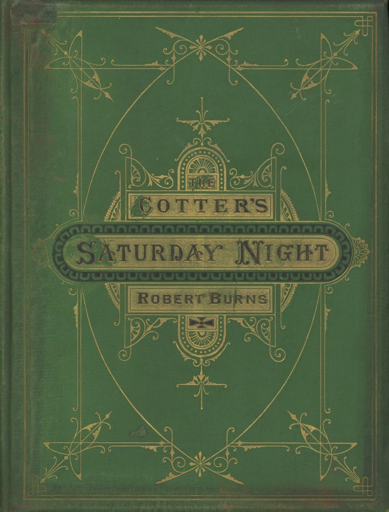 Item #0088884 Cotter's Saturday Night: A Poem. Robert Burns, F. A. Chapman.