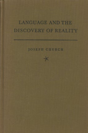 Item #0089027 Language and the Discovery of Reality: A Developmental Psychology of Cognition....