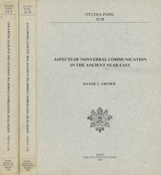 Item #0089421 Aspects of Nonverbal Communication in the Ancient Near East, 2 vols.; Studia Pohl,...