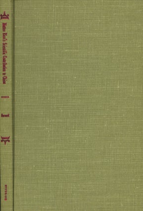 Item #0089599 Matteo Ricci's Scientific Contribution to China. Henri Bernard, trans Edward...