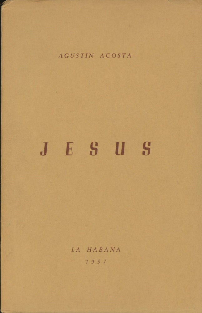 Item #0090060 Jesus. Agusti´n Acosta.