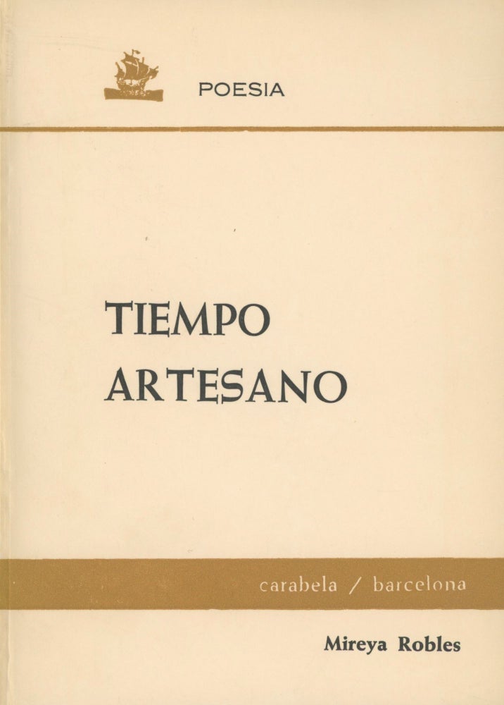 Item #0090061 Tiempo Artesano, poesia. Mireya Robles.