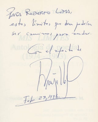 Mis Limites: Antologia de poesia (1974-1983); Selección y estudio de Ivan M. Carrasco