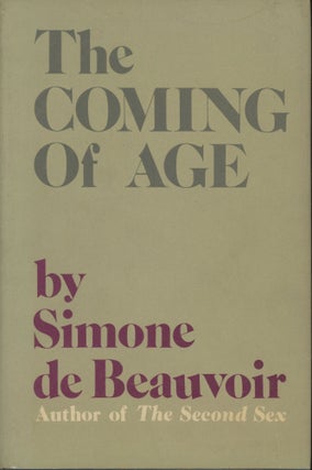Item #0090434 The Coming of Age.  Simone De Beauvoir, trans Patrick O'Brian