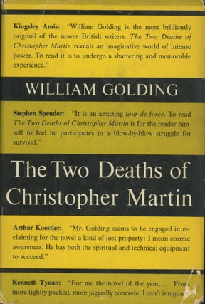 Item #0090558 The Two Deaths of Christopher Martin. William Golding