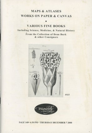 Item #0090696 Waverly Auctions: Maps & Atlases, Works on Paper & Canvas; Various Fine Books...