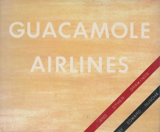 Item #0090810 Guacamole Airlines and Other Drawings. Edward Ruscha