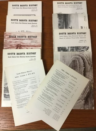 Item #0090989 South Dakota History, 8 vols. + 2 index volumes--Vol. 3, nos. 1-4 & Vol. 4., nos....