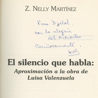 El Silencio que Habla: Aproximacio n a la Obra de Luisa Valenzuela