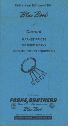 Item #0091276 Blue Book of Current Market Prices of Used Heavy Construction Equipment, Entire...