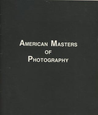 Item #0091310 American Masters of Photography: A 100 Year Survey; June 15 - August 25, 1996,...