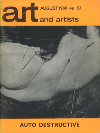 Item #0091499 Art and Artists, August 1966; Volume 1, Number 5; Auto Destructive. Mario Amaya, ed