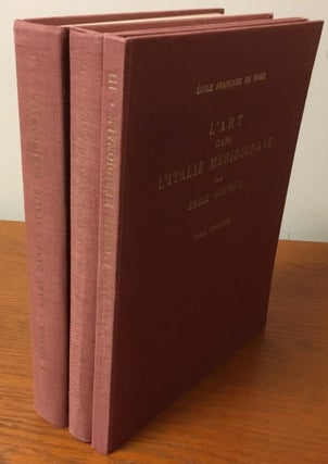 Item #0091875 L'Art dans L'italie Meridionale: De la Fin de l'Empire Romain a la...