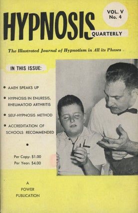 Item #0091917 Hypnosis Quarterly; Vol. V, No. 4; 1960; The Illustrated Journal of Hypnotism in...