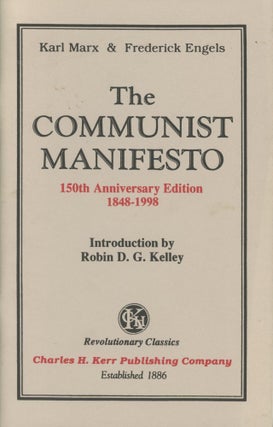 Item #0091970 The Communist Manifesto / Manifesto of the Communist Party; 150th anniversary...
