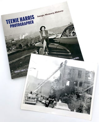 Item #711302 Original 1974 photograph of Pittsburgh house fire + copy of Teenie Harris,...