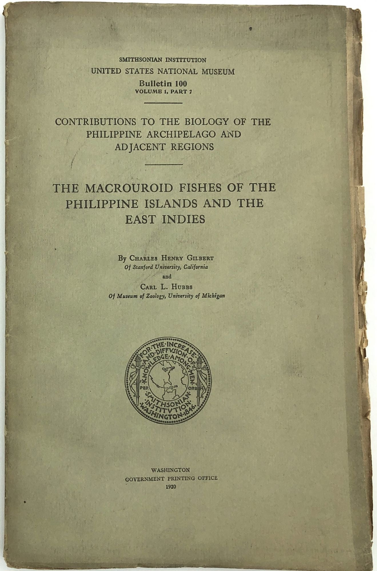 Contributions to the Biology of the Philippine Archipelago and Adjacent ...