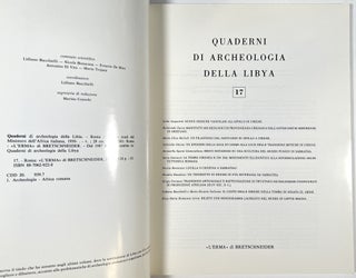 Quaderni di Archeologia della Libya: Vol. 17