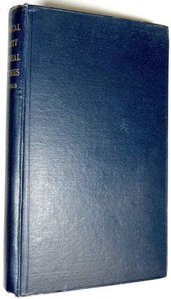 Item #B29300 Memorial Lectures Delivered Before the Chemical Society 1901-1913: Volume II (This...