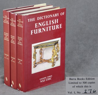 Item #B29327 The Dictionary of English Furniture: From the Middle Ages to the Late Georgian...