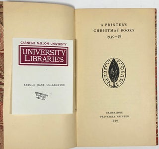 A Printer's Christmas Books 1930-58
